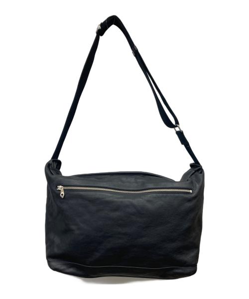 HUNTING WORLD（ハンティングワールド）HUNTING WORLD (ハンティングワールド) メッセンジャーバッグ ブラックの古着・服飾アイテム