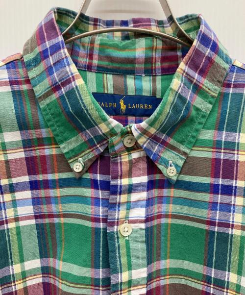RALPH LAUREN（ラルフローレン）RALPH LAUREN (ラルフローレン) チェックBDシャツ グリーン サイズ:XLの古着・服飾アイテム