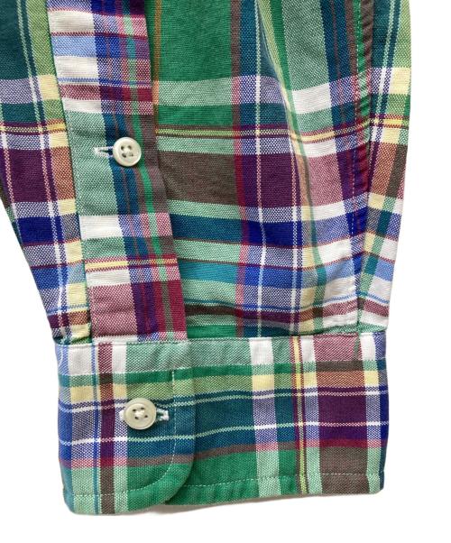 RALPH LAUREN（ラルフローレン）RALPH LAUREN (ラルフローレン) チェックBDシャツ グリーン サイズ:XLの古着・服飾アイテム