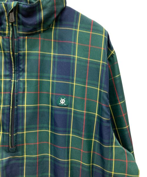 BROOKS BROTHERS（ブルックスブラザーズ）BROOKS BROTHERS (ブルックスブラザーズ) チェックハーフジッププルオーバー グリーン×ネイビー サイズ:Mの古着・服飾アイテム