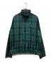 BROOKS BROTHERS（ブルックスブラザーズ）の古着「チェックハーフジッププルオーバー」｜グリーン×ネイビー