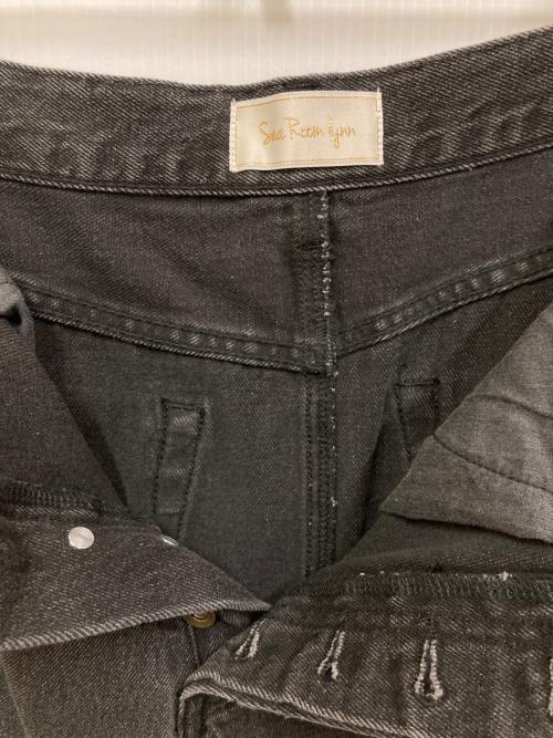 Sea Room lynn（シールームリン）Sea Room lynn (シールームリン) サイドカットマキシスカート ブラック サイズ:W24の古着・服飾アイテム