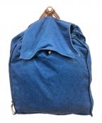 45Rフォーティファイブ・アール）の古着「レザーストラップフラップリュック」｜インディゴ