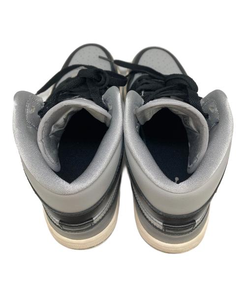 NIKE（ナイキ）NIKE (ナイキ) Women's Air Jordan 1 Mid SE/エアジョーダン1 MID SE グレー×ブラック サイズ:23.5の古着・服飾アイテム