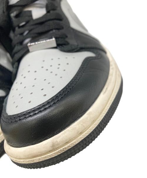NIKE（ナイキ）NIKE (ナイキ) Women's Air Jordan 1 Mid SE/エアジョーダン1 MID SE グレー×ブラック サイズ:23.5の古着・服飾アイテム
