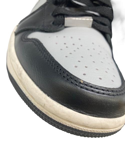 NIKE（ナイキ）NIKE (ナイキ) Women's Air Jordan 1 Mid SE/エアジョーダン1 MID SE グレー×ブラック サイズ:23.5の古着・服飾アイテム