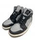 NIKE（ナイキ）の古着「Women's Air Jordan 1 Mid SE/エアジョーダン1 MID SE」｜グレー×ブラック