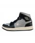 NIKE (ナイキ) Women's Air Jordan 1 Mid SE/エアジョーダン1 MID SE グレー×ブラック サイズ:23.5：10000円