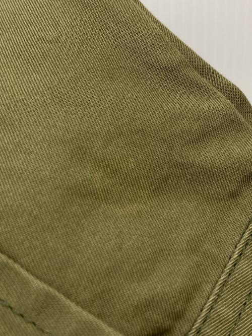 DIESEL（ディーゼル）DIESEL (ディーゼル) 異素材切替シャツジャケット オリーブ サイズ:Mの古着・服飾アイテム