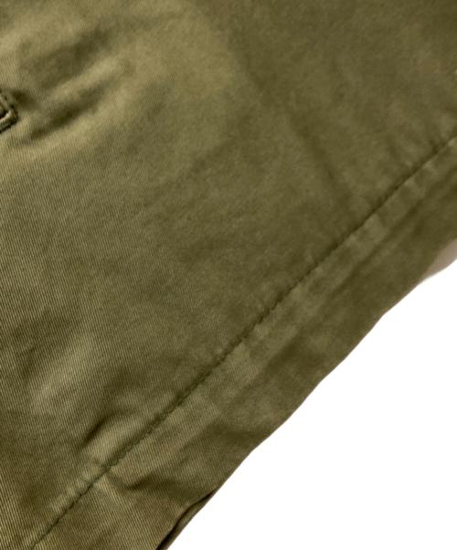 DIESEL（ディーゼル）DIESEL (ディーゼル) 異素材切替シャツジャケット オリーブ サイズ:Mの古着・服飾アイテム