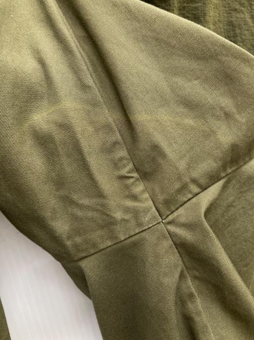 DIESEL（ディーゼル）DIESEL (ディーゼル) 異素材切替シャツジャケット オリーブ サイズ:Mの古着・服飾アイテム
