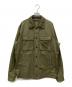 DIESEL（ディーゼル）の古着「異素材切替シャツジャケット」｜オリーブ