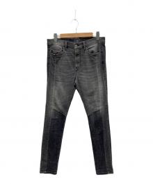 DIESEL（ディーゼル）の古着「スキニーデニムパンツ」｜グレー