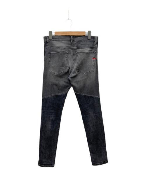 DIESEL（ディーゼル）DIESEL (ディーゼル) スキニーデニムパンツ グレー サイズ:SIZE 76cm (W30)の古着・服飾アイテム