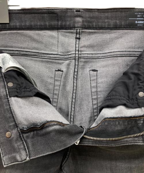 DIESEL（ディーゼル）DIESEL (ディーゼル) スキニーデニムパンツ グレー サイズ:SIZE 76cm (W30)の古着・服飾アイテム