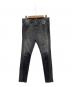 DIESEL（ディーゼル）の古着「スキニーデニムパンツ」｜グレー