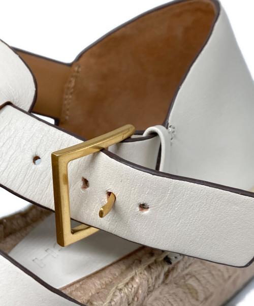 TORY BURCH（トリーバーチ）TORY BURCH (トリーバーチ) FISHERMAN PLATFORM ESPADRILLE アイボリー サイズ:6 1/2の古着・服飾アイテム