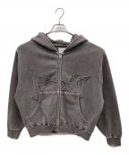 BLESS Uブレスユー）の古着「Pigment Zip Hoodie」｜グレー