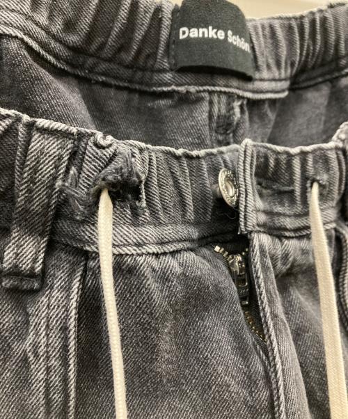 DANKE SCHON（ダンケ シェーン）DANKE SCHON (ダンケ シェーン) デニムカーゴショーツ ブラック サイズ:Mの古着・服飾アイテム