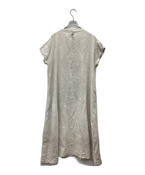 08MAB（ゼロハチマブ）08MAB (ゼロハチマブ) リネンマキシワンピース アイボリー サイズ:FREEの古着・服飾アイテム