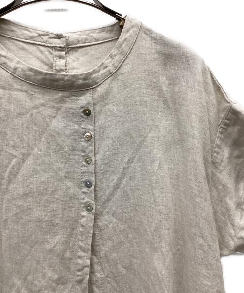 08MAB（ゼロハチマブ）08MAB (ゼロハチマブ) リネンマキシワンピース アイボリー サイズ:FREEの古着・服飾アイテム