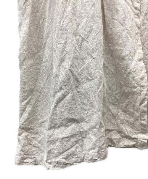 08MAB（ゼロハチマブ）08MAB (ゼロハチマブ) リネンマキシワンピース アイボリー サイズ:FREEの古着・服飾アイテム