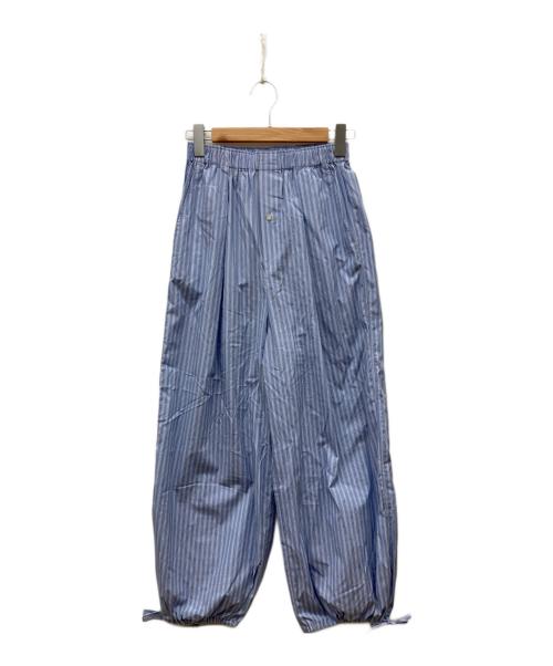 ETRE TOKYO（エトレトウキョウ）ETRE TOKYO (エトレトウキョウ) 2wayライトコットンワイドパンツ ブルー サイズ:S 未使用品の古着・服飾アイテム