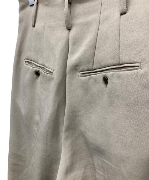 ETRE TOKYO（エトレトウキョウ）ETRE TOKYO (エトレトウキョウ) ハイウエストベルテッドセミワイドパンツ ベージュ サイズ:Sの古着・服飾アイテム