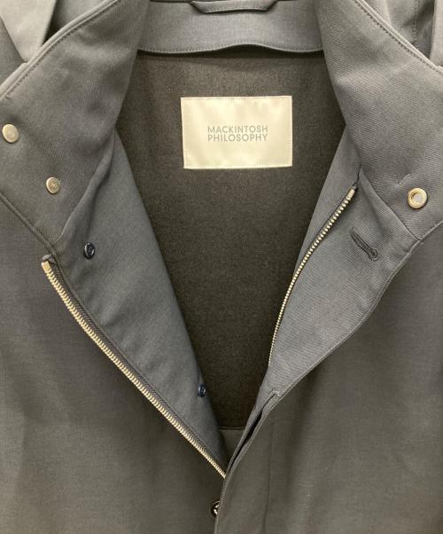 MACKINTOSH PHILOSOPHY（マッキントッシュ フィロソフィー）MACKINTOSH PHILOSOPHY (マッキントッシュ フィロソフィー) バックコーティングツイル BELFASTショート ネイビー サイズ:40の古着・服飾アイテム