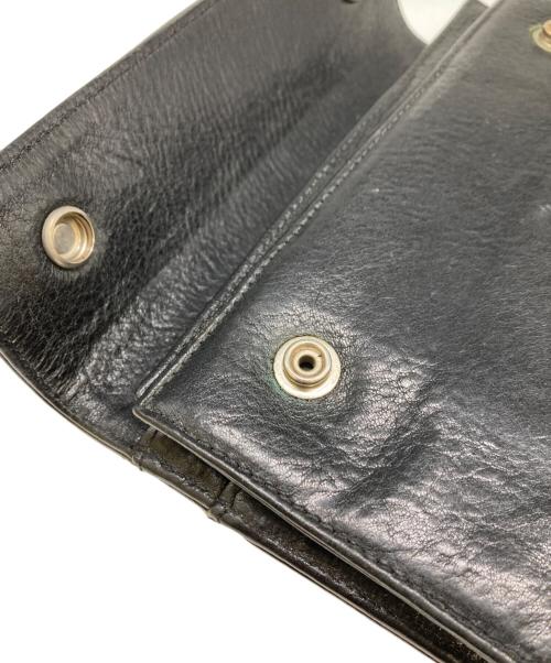 CHROME HEARTS（クロムハーツ）CHROME HEARTS (クロムハーツ) WAVE Wallet/ウェーブウォレット ブラックの古着・服飾アイテム