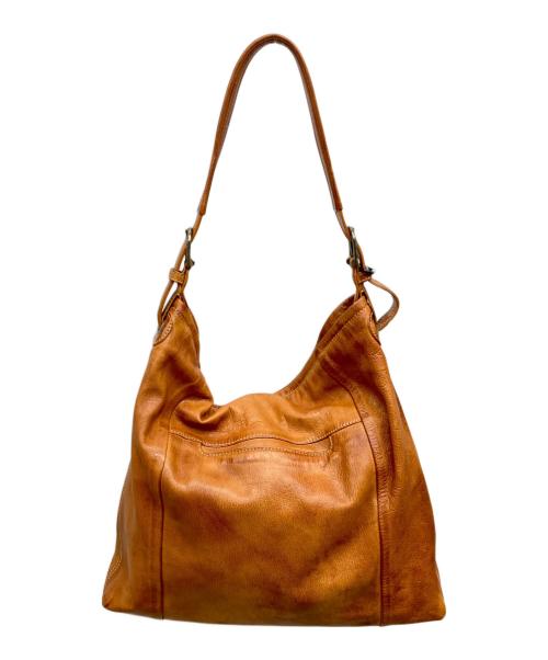 dan genten（ダン ゲンテン）dan genten (ダン ゲンテン) レザーショルダーバッグ ブラウンの古着・服飾アイテム