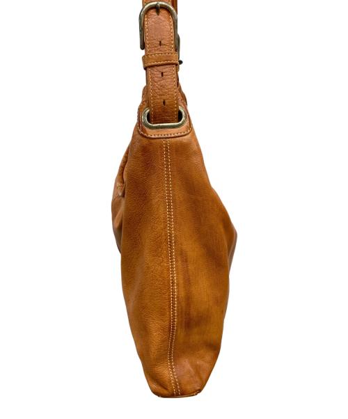 dan genten（ダン ゲンテン）dan genten (ダン ゲンテン) レザーショルダーバッグ ブラウンの古着・服飾アイテム