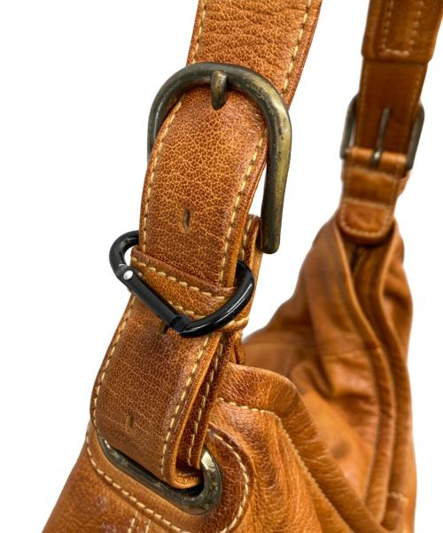 dan genten（ダン ゲンテン）dan genten (ダン ゲンテン) レザーショルダーバッグ ブラウンの古着・服飾アイテム