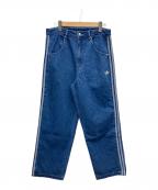 adidasアディダス）の古着「アディカラー デニム ファイヤーバードパンツ/24年モデル」｜ブルー