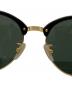 中古・古着 RAY-BAN (レイバン) CLUBROUND CLASSICサングラス ブラック×ゴールド サイズ:53□19：7000円