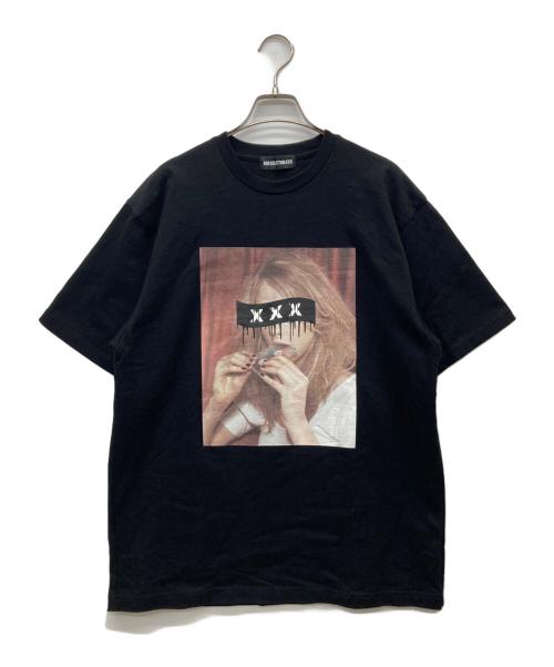 GOD SELECTION XXX（ゴッド セレクション トリプルエックス）GOD SELECTION XXX (ゴッド セレクション トリプルエックス) ガールプリントTシャツ ブラック サイズ:Lの古着・服飾アイテム