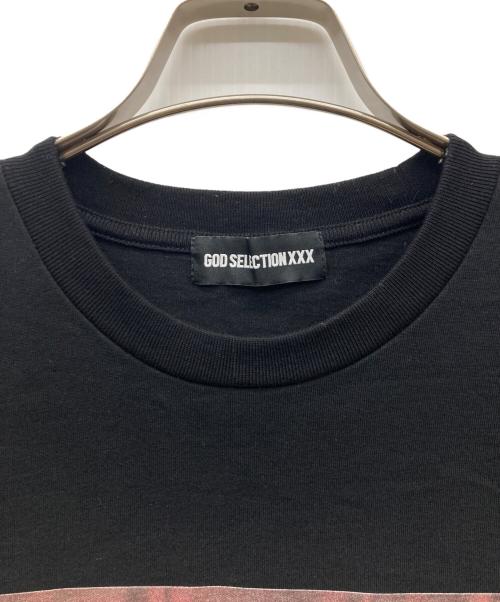 GOD SELECTION XXX（ゴッド セレクション トリプルエックス）GOD SELECTION XXX (ゴッド セレクション トリプルエックス) ガールプリントTシャツ ブラック サイズ:Lの古着・服飾アイテム