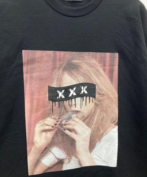 GOD SELECTION XXX（ゴッド セレクション トリプルエックス）GOD SELECTION XXX (ゴッド セレクション トリプルエックス) ガールプリントTシャツ ブラック サイズ:Lの古着・服飾アイテム