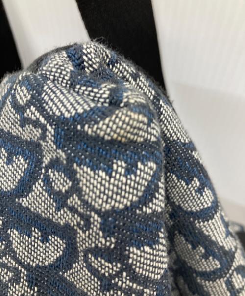 Christian Dior（クリスチャン ディオール）Christian Dior (クリスチャン ディオール) トロッター キャンバスショルダーバッグ ネイビーの古着・服飾アイテム