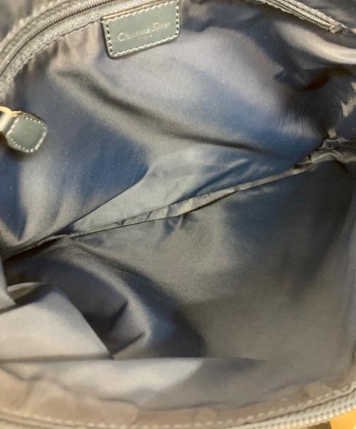 Christian Dior（クリスチャン ディオール）Christian Dior (クリスチャン ディオール) トロッター キャンバスショルダーバッグ ネイビーの古着・服飾アイテム