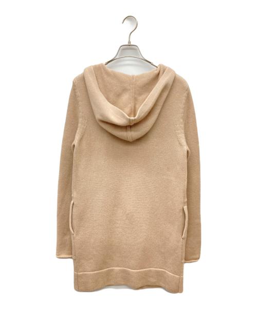 FOXEY（フォクシー）FOXEY (フォクシー) Knit Cardigan Hoodie Cashmere/カシミヤニットカーディガン ピンクベージュ サイズ:-の古着・服飾アイテム