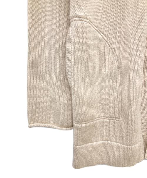 FOXEY（フォクシー）FOXEY (フォクシー) Knit Cardigan Hoodie Cashmere/カシミヤニットカーディガン ピンクベージュ サイズ:-の古着・服飾アイテム