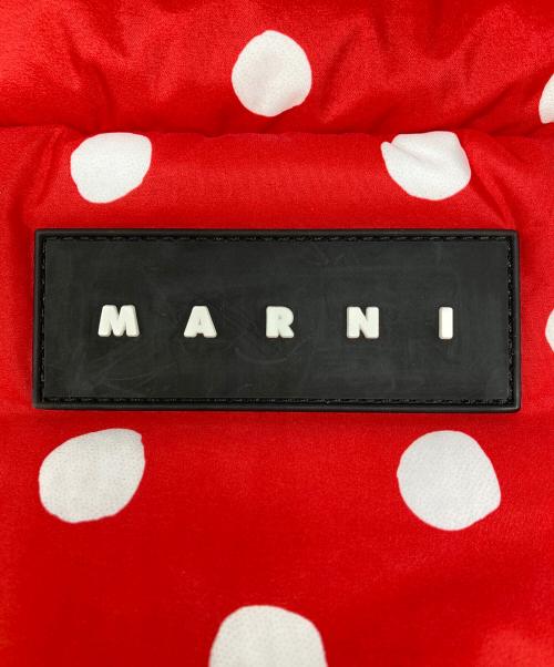 MARNI（マルニ）MARNI (マルニ) 3WAY PUFF TOTE BAG MINI/3WAYパフトートバッグミニ/ドット柄バッグ レッドの古着・服飾アイテム