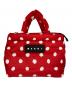 MARNI（マルニ）の古着「3WAY PUFF TOTE BAG MINI/3WAYパフトートバッグミニ/ドット柄バッグ」｜レッド