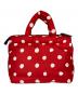MARNI (マルニ) 3WAY PUFF TOTE BAG MINI/3WAYパフトートバッグミニ/ドット柄バッグ レッド：37000円