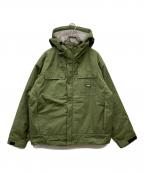 X-LARGEエクストララージ）の古着「CONTRAST STITCH HOODED JACKET」｜グリーン