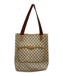 GUCCI（グッチ）の古着「シェリーラインGG柄トートバッグ」｜ベージュ