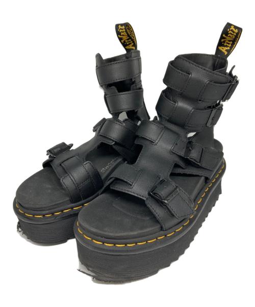 Dr.Martens（ドクターマーチン）Dr.Martens (ドクターマーチン) GIAVANNA グラディエーターサンダル ブラック サイズ:UK4の古着・服飾アイテム