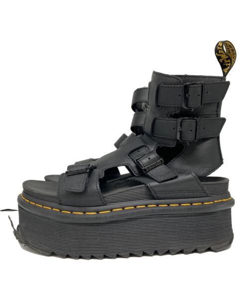 Dr.Martens（ドクターマーチン）Dr.Martens (ドクターマーチン) GIAVANNA グラディエーターサンダル ブラック サイズ:UK4の古着・服飾アイテム