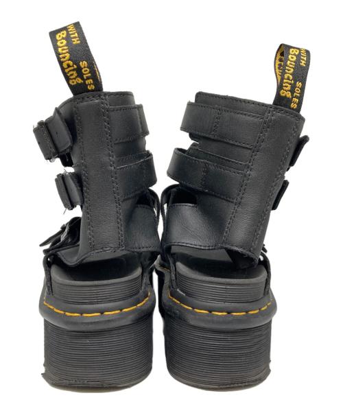 Dr.Martens（ドクターマーチン）Dr.Martens (ドクターマーチン) GIAVANNA グラディエーターサンダル ブラック サイズ:UK4の古着・服飾アイテム